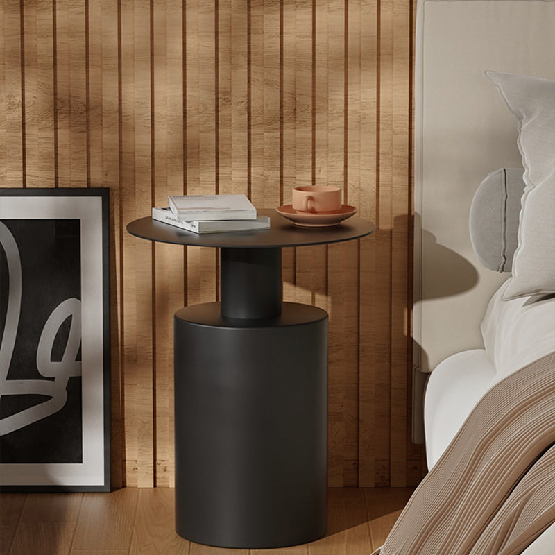 16"W X 20" H Modern Night Table Iron Accent Table Nightstand with 1 Shelf Clearhalo 'Bedroom Furniture' 'furn' 'furn_night_stand' 'Furniture' 'night_stand' 'Nightstands' 6273761