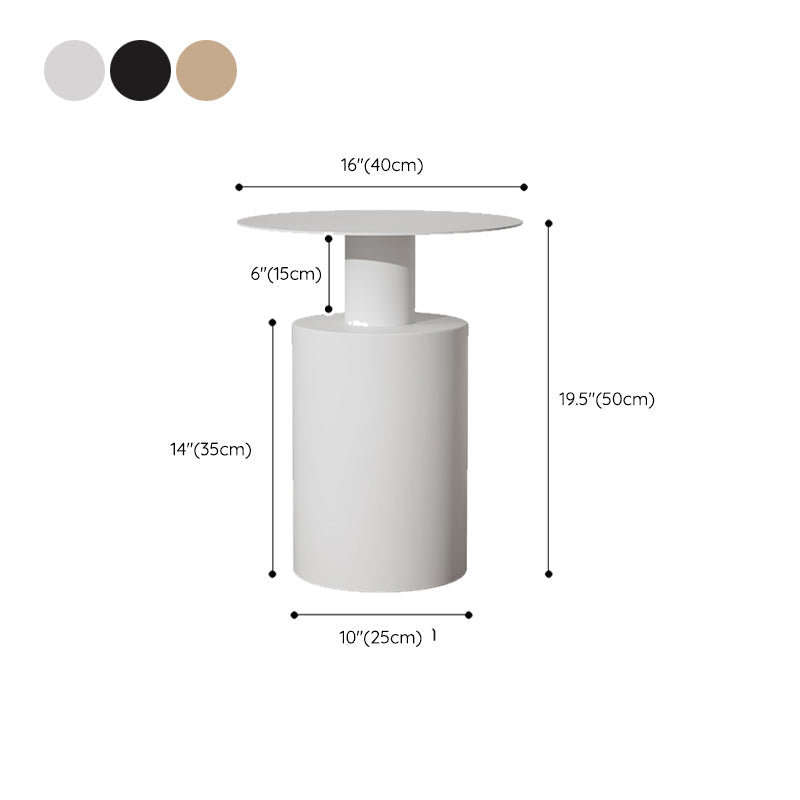 16"W X 20" H Modern Night Table Iron Accent Table Nightstand with 1 Shelf Clearhalo 'Bedroom Furniture' 'furn' 'furn_night_stand' 'Furniture' 'night_stand' 'Nightstands' 6273762