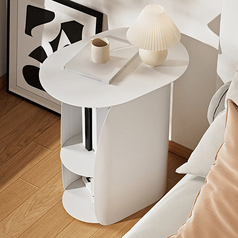 20,5 "W x 22" H Iron Torgente Modern Accent Table Comobilismo con 3-RASSE per soggiorno