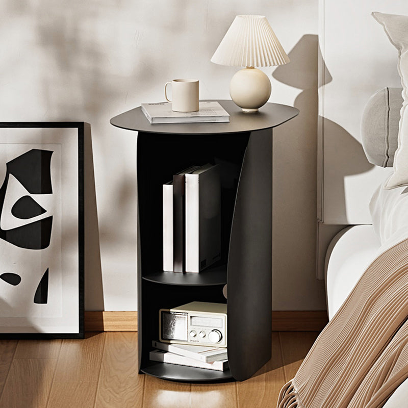 20,5 "W x 22" H Iron Torgente Modern Accent Table Comobilismo con 3-RASSE per soggiorno