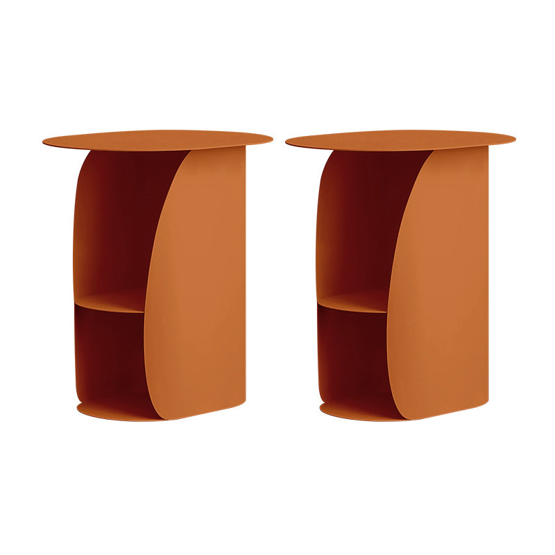 20,5 "W x 22" H Iron Torgente Modern Accent Table Comobilismo con 3-RASSE per soggiorno