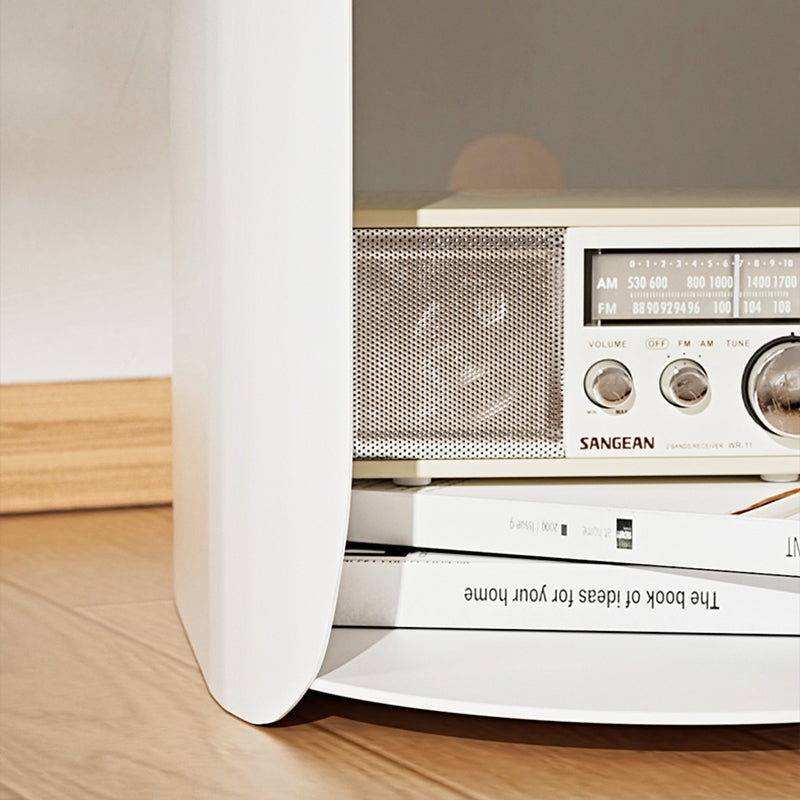 20,5 "W x 22" H Iron Torgente Modern Accent Table Comobilismo con 3-RASSE per soggiorno