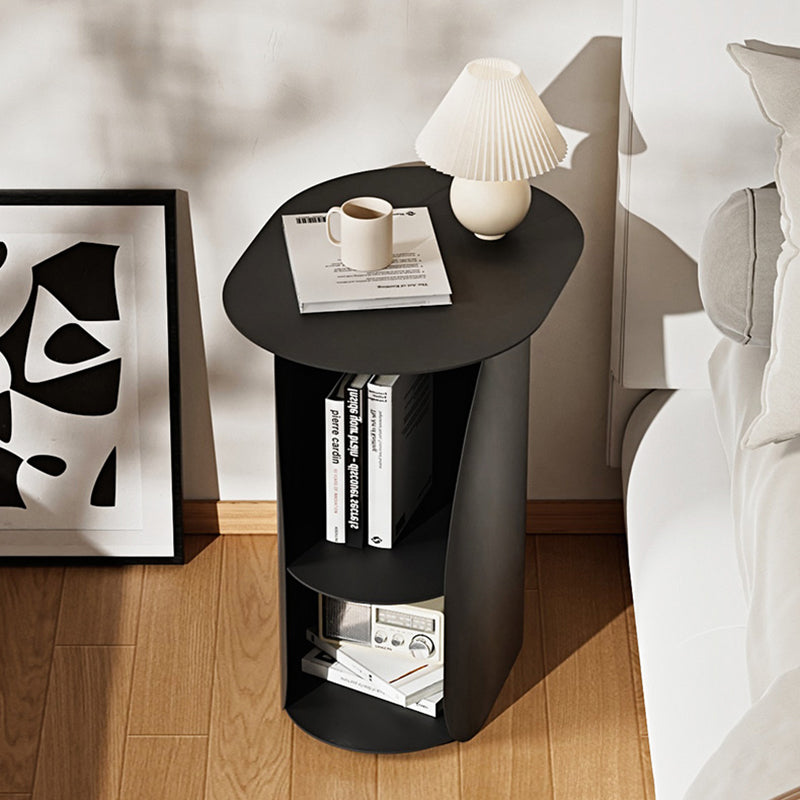 20,5 "W x 22" H Iron Torgente Modern Accent Table Comobilismo con 3-RASSE per soggiorno