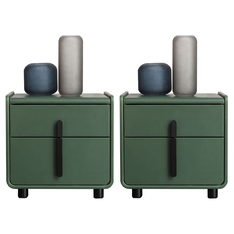 Mobile moderno comodino da letto in legno massiccio con cassetti