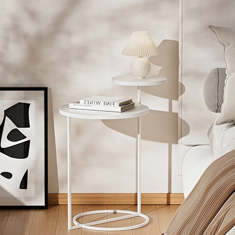 Metal Bedside Gabinet Industrial Style Accent Mesa Nightsand para dormitorio