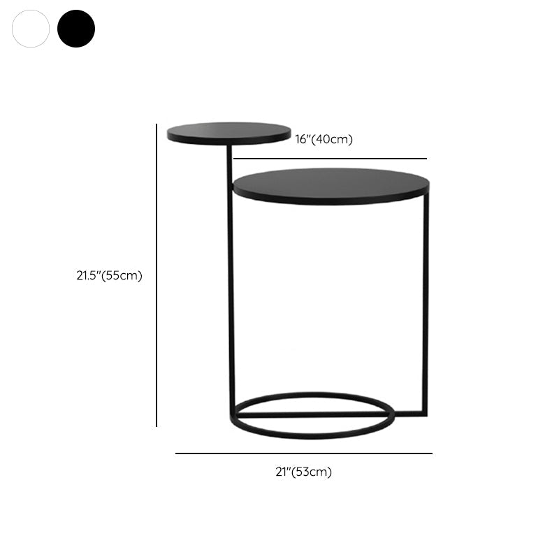 Metal Bedside Gabinet Industrial Style Accent Mesa Nightsand para dormitorio