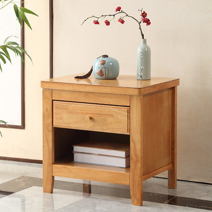 Gabinete de madera de goma tradicional de 20 "L x 20" H tradicional de madera de goma con 1 cortador