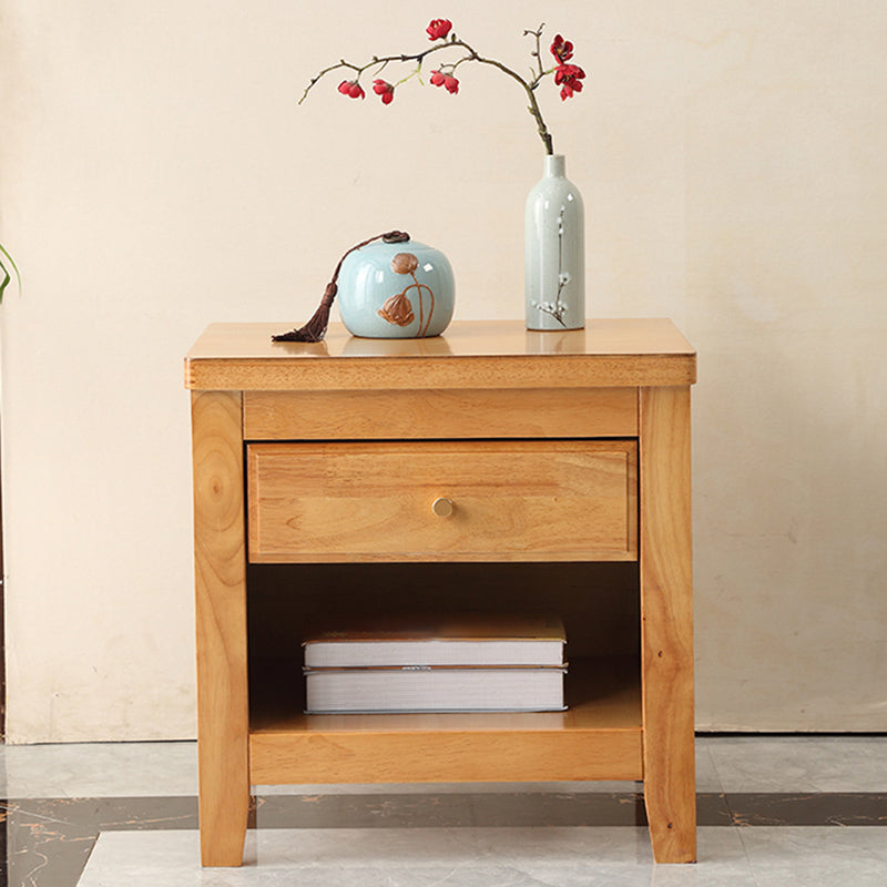 Gabinete de madera de goma tradicional de 20 "L x 20" H tradicional de madera de goma con 1 cortador