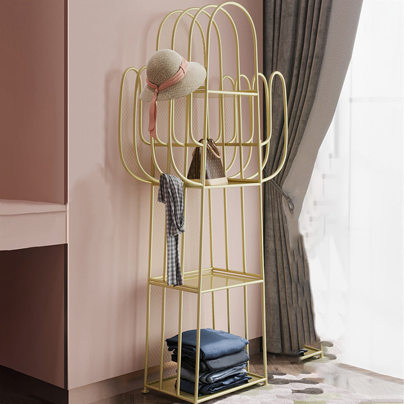 16,5 W "x 59" H moderno moderno comodino di ferro per soggiorno