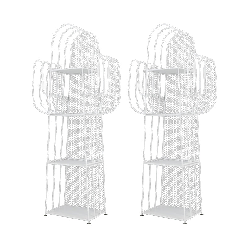 16,5 W "x 59" H moderno moderno comodino di ferro per soggiorno