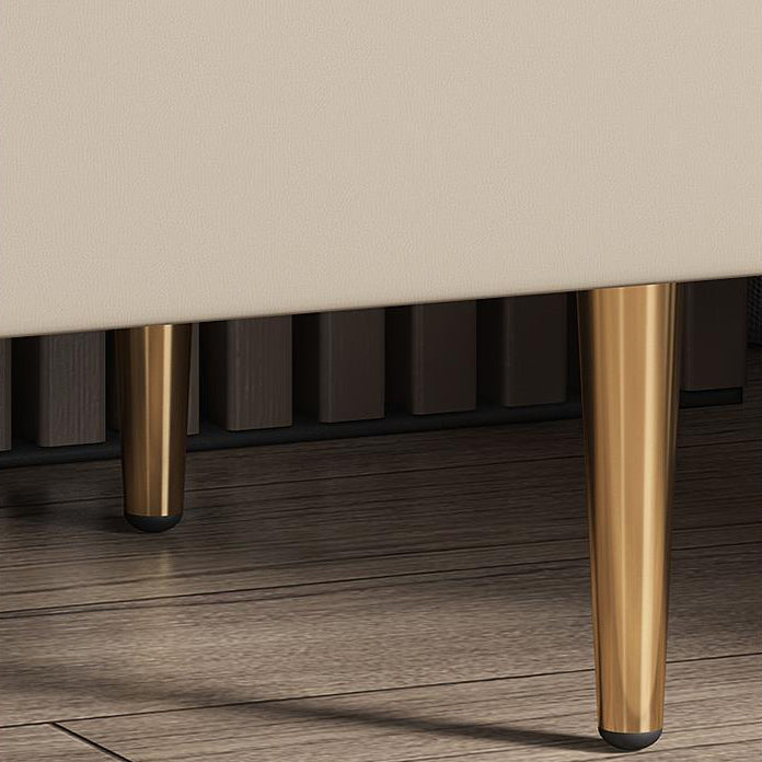20"W X 20" H Modern Accent Table Nightstand Stone and Wood Nightstand with 2-drawer Clearhalo 'Bedroom Furniture' 'furn' 'furn_night_stand' 'Furniture' 'night_stand' 'Nightstands' 6273921