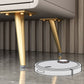Cómoda de madera fabricada con almacenamiento Glam y 6/7 cajones