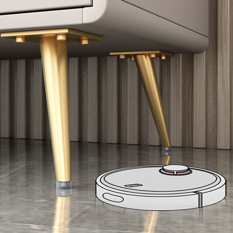 Cómoda de madera fabricada con almacenamiento Glam y 6/7 cajones
