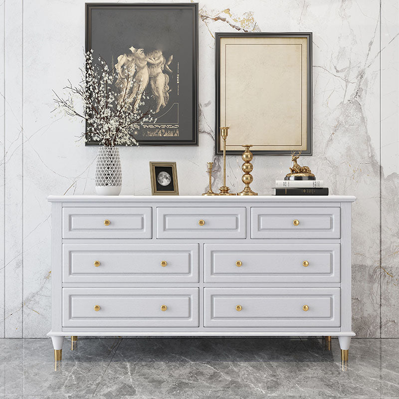 Cassettiera portaoggetti Glam in legno massello da 16,11 pollici di larghezza