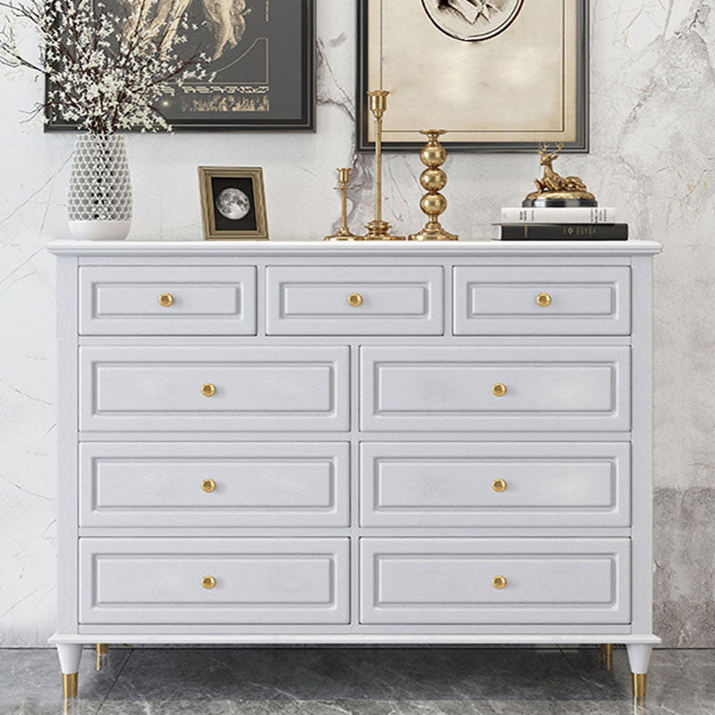 Cassettiera portaoggetti Glam in legno massello da 16,11 pollici di larghezza