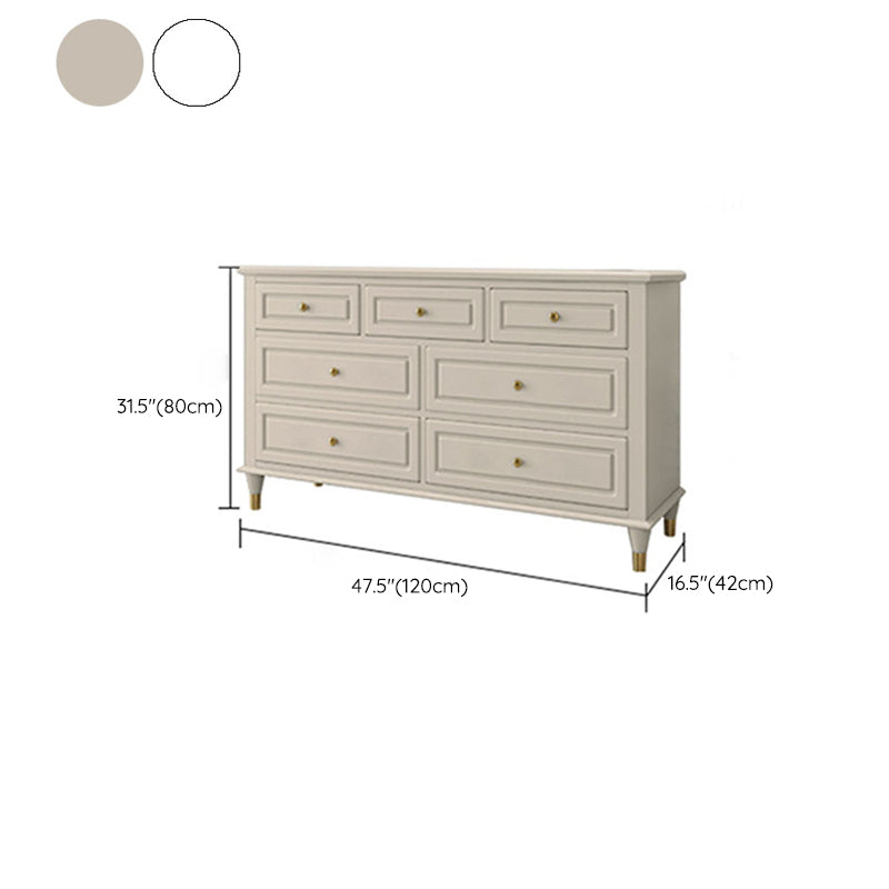 Cassettiera portaoggetti Glam in legno massello da 16,11 pollici di larghezza