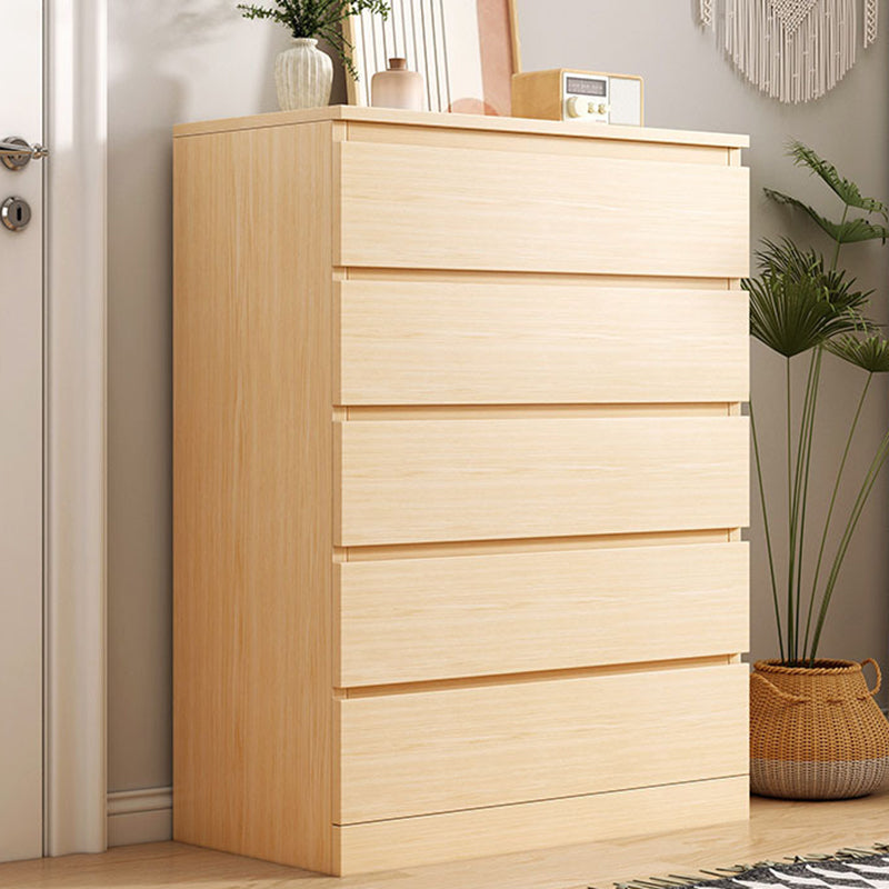 Coffre de rangement en bois pour chambre à coucher contemporaine, coffre vertical avec tiroirs