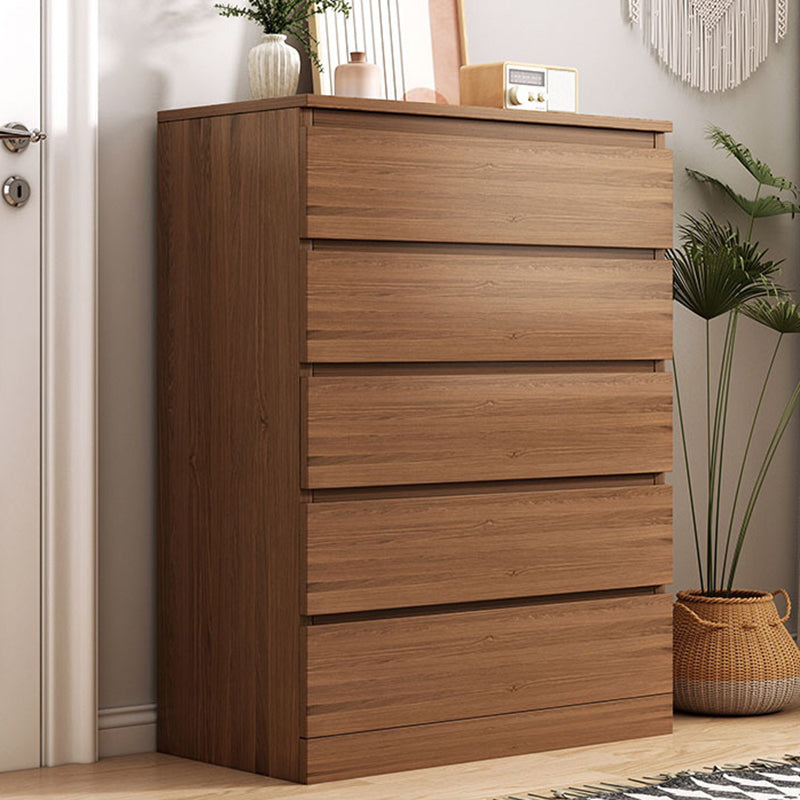 Coffre de rangement en bois pour chambre à coucher contemporaine, coffre vertical avec tiroirs