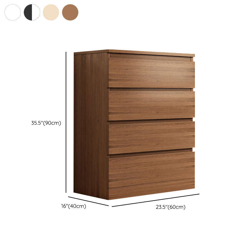 Coffre de rangement en bois pour chambre à coucher contemporaine, coffre vertical avec tiroirs