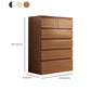 Coffre de rangement en bois pour chambre à coucher contemporaine, coffre vertical avec tiroirs