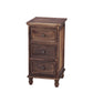 Nautical Solid Wood Storage Chest Bedroom Vertical Chest with Drawers