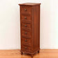 Nautical Solid Wood Storage Chest Bedroom Vertical Chest with Drawers