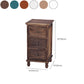 Nautical Solid Wood Storage Chest Bedroom Vertical Chest with Drawers