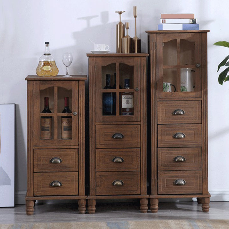 幅13.65インチの沿岸ストレージチェストドレッサー無垢材ストレージチェスト