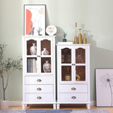 13.65-inch Width Coastal Storage Chest Dresser Solid Wood Storage Chest