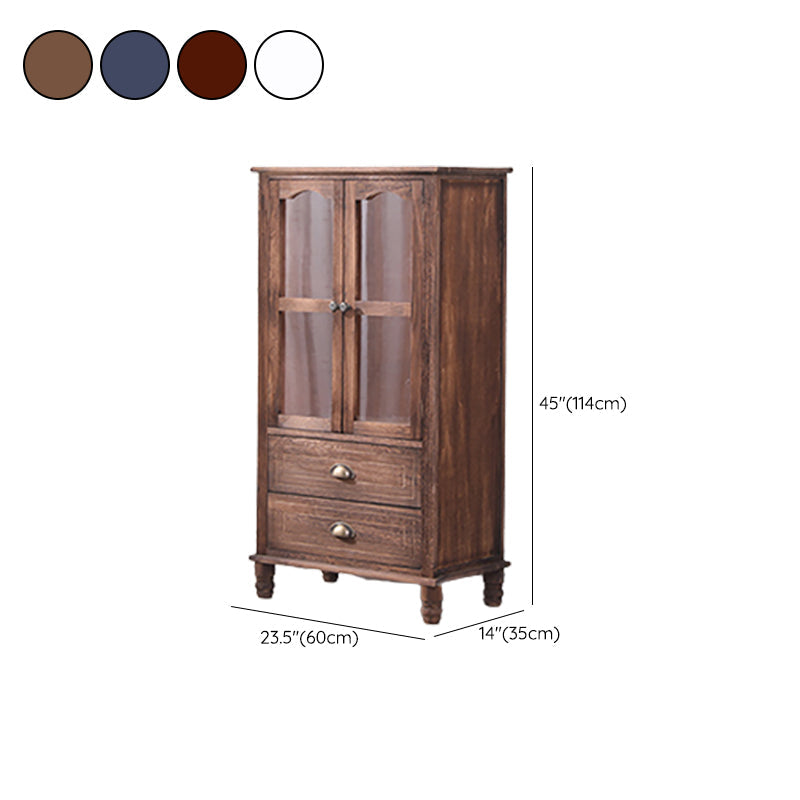 幅13.65インチの沿岸ストレージチェストドレッサー無垢材ストレージチェスト