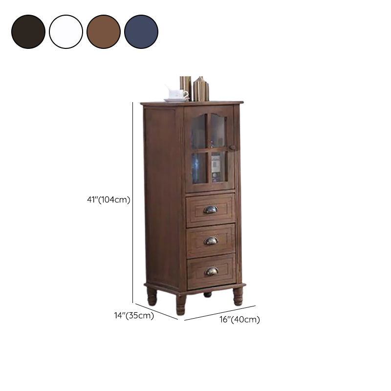 幅13.65インチの沿岸ストレージチェストドレッサー無垢材ストレージチェスト