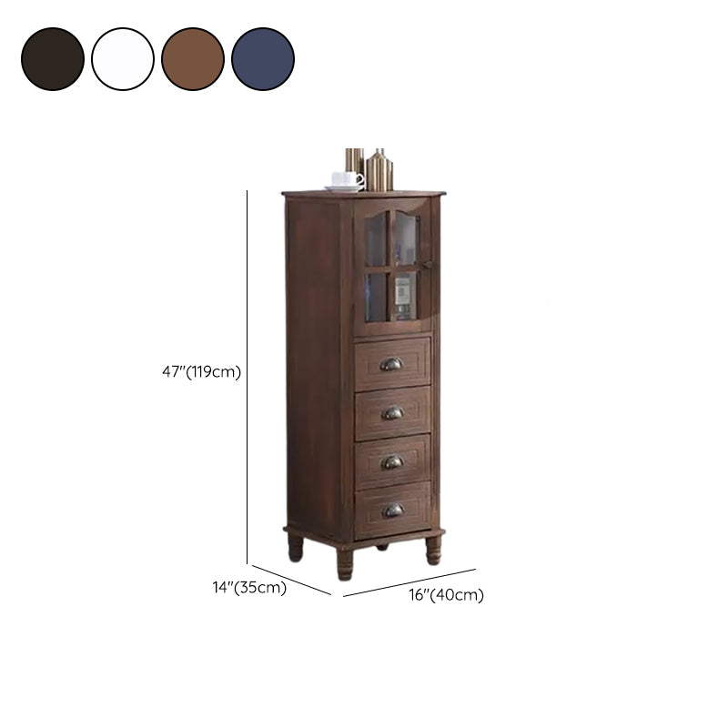 幅13.65インチの沿岸ストレージチェストドレッサー無垢材ストレージチェスト