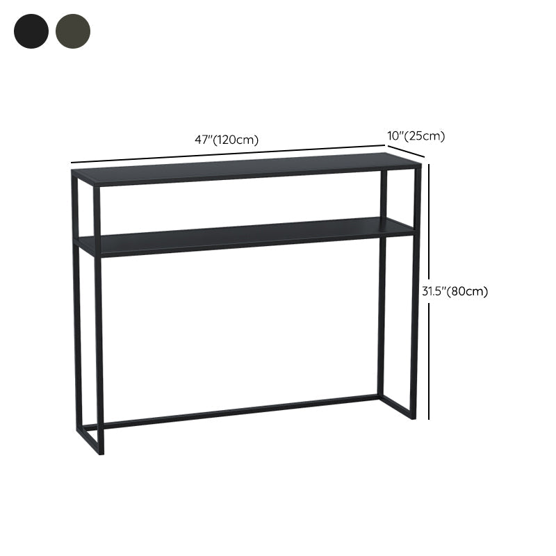 Tabla de acento de consola moderna Tabla de sofá de consola de acabado antiguo en metal