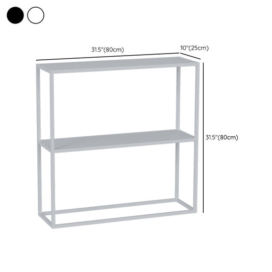 Modern Console Accent Table Antique Finish Rectangle Console Sofa Table in Metal Clearhalo 'Console Tables' 'console_tables' 'Entry & Mudroom Furniture' 'furn' 'furn_console_tables' 'Furniture' 6274378