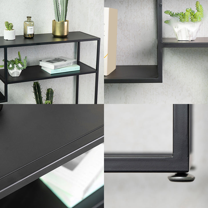 9.84 "W Tabla de acento de consola contemporánea Tabla de consola de acabado antiguo