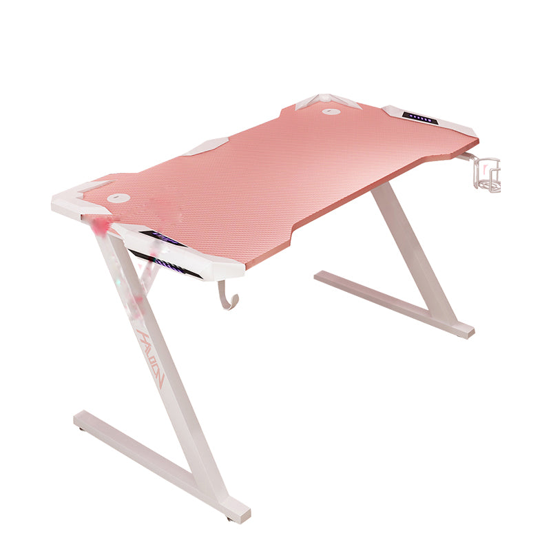 Cable Management Computer Desk Contemporary Dormitory Gaming Desk Clearhalo 'furn' 'furn_office_desk' 'Furniture' 'Office Desks' 'Office Furniture' 'office_desk' 6274832