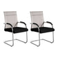 Modern Office Chair Mesh Ergonomic Chair Mid-Back Chair in Black 2 Piece Set Clearhalo 'furn' 'furn_office_chair' 'Furniture' 'Office Chairs' 'Office Furniture' 'office_chair' 6275334