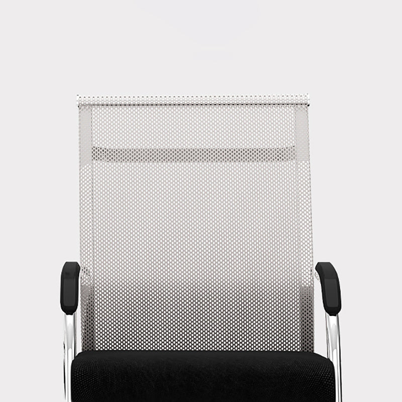Modern Office Chair Mesh Ergonomic Chair Mid-Back Chair in Black Clearhalo 'furn' 'furn_office_chair' 'Furniture' 'Office Chairs' 'Office Furniture' 'office_chair' 6275340