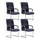 Black Microfiber Mesh Desk Chair Modern No Distressing Office Chair 4 Piece Set Clearhalo 'furn' 'furn_office_chair' 'Furniture' 'Office Chairs' 'Office Furniture' 'office_chair' 6275362