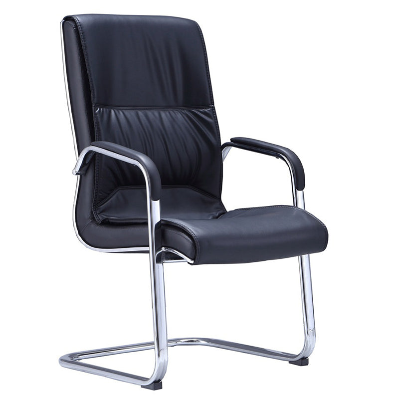 Black Microfiber Mesh Desk Chair Modern No Distressing Office Chair Clearhalo 'furn' 'furn_office_chair' 'Furniture' 'Office Chairs' 'Office Furniture' 'office_chair' 6275368