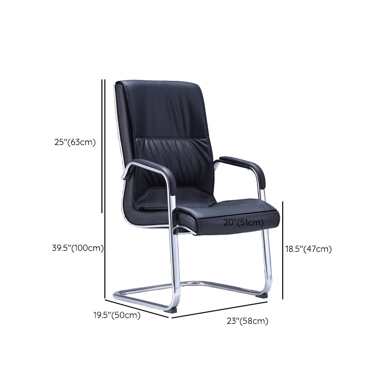 Black Microfiber Mesh Desk Chair Modern No Distressing Office Chair Clearhalo 'furn' 'furn_office_chair' 'Furniture' 'Office Chairs' 'Office Furniture' 'office_chair' 6275370
