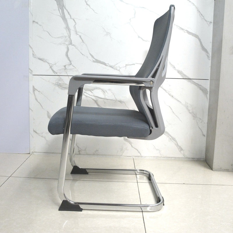 Arms Included Office Chair Contemporary Chrome Frame Desk Chair Clearhalo 'furn' 'furn_office_chair' 'Furniture' 'Office Chairs' 'Office Furniture' 'office_chair' 6275430