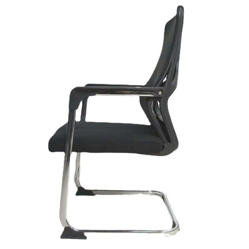 Arms Included Office Chair Contemporary Chrome Frame Desk Chair Clearhalo 'furn' 'furn_office_chair' 'Furniture' 'Office Chairs' 'Office Furniture' 'office_chair' 6275434