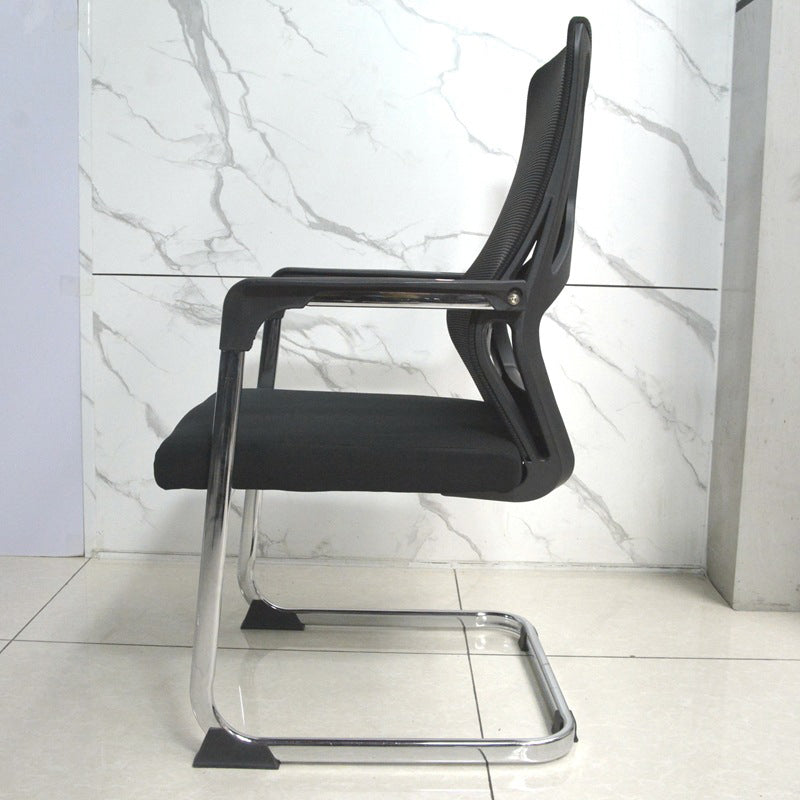 Arms Included Office Chair Contemporary Chrome Frame Desk Chair Clearhalo 'furn' 'furn_office_chair' 'Furniture' 'Office Chairs' 'Office Furniture' 'office_chair' 6275440