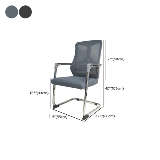 Arms Inbegrepen bureaustoel Contemporary Chrome frame bureau stoel