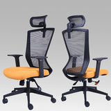 Sedia da ufficio girevole contemporaneo in microfibra ad alta sedia da scrivania