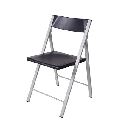 Contemporary No Wheels Office Chair Conference Low Back Guest Chair Black 1 Piece Clearhalo 'furn' 'furn_office_chair' 'Furniture' 'Office Chairs' 'Office Furniture' 'office_chair' 6275538