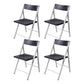 Contemporary No Wheels Office Chair Conference Low Back Guest Chair Black 4 Piece Set Clearhalo 'furn' 'furn_office_chair' 'Furniture' 'Office Chairs' 'Office Furniture' 'office_chair' 6275542