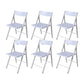 Contemporary No Wheels Office Chair Conference Low Back Guest Chair White 6 Piece Set Clearhalo 'furn' 'furn_office_chair' 'Furniture' 'Office Chairs' 'Office Furniture' 'office_chair' 6275551