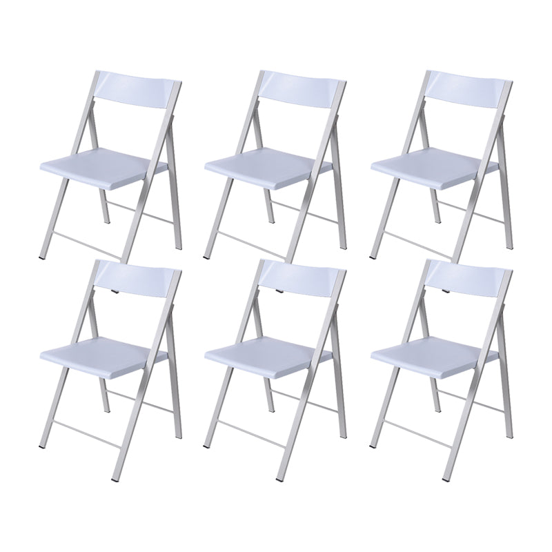 Contemporary No Wheels Office Chair Conference Low Back Guest Chair White 6 Piece Set Clearhalo 'furn' 'furn_office_chair' 'Furniture' 'Office Chairs' 'Office Furniture' 'office_chair' 6275551